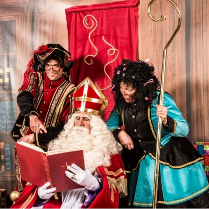 Sinterklaas act winkelcentrum