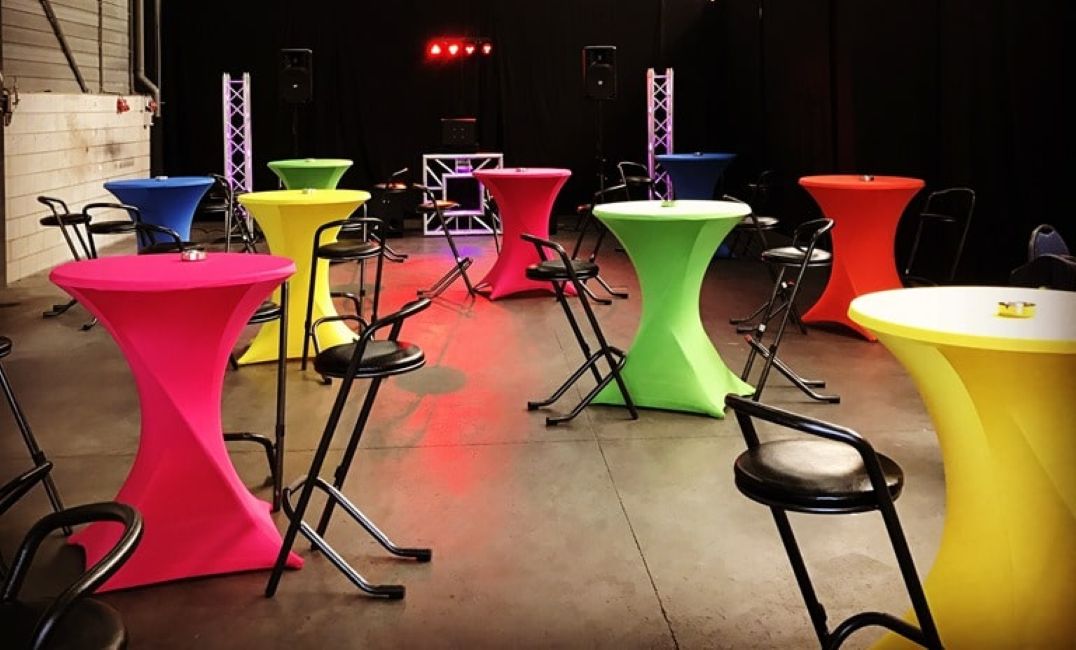 Partyverhuur met tafelkleden