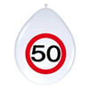 Ballonnen 50 jaar per 6 verparkt