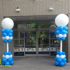Ballonpilaar met topballon
