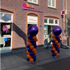 Ballonpilaar met topballon