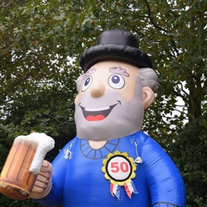 Abraham met stok
