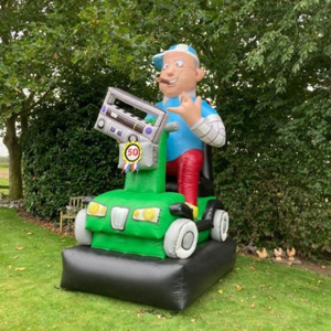 Abraham op scootmobiel