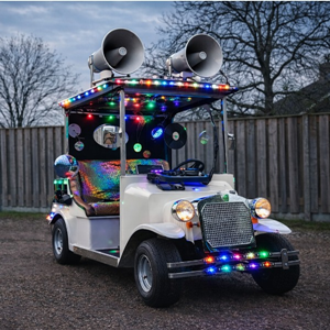 mobiele disco kar wagen