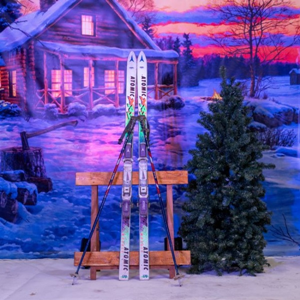 Hekje met ski