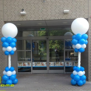 Ballonpilaar met topballon