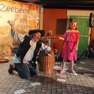 goochelshow van een piraat piraten goochelshow