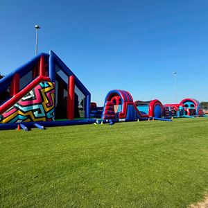 obstacle run stormbaan 50 meter 50 meter stormbaan