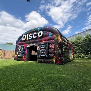 opblaas disco tent