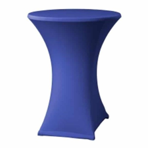 Stafelrok stretch blauw