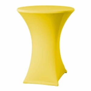Stafelrok stretch geel