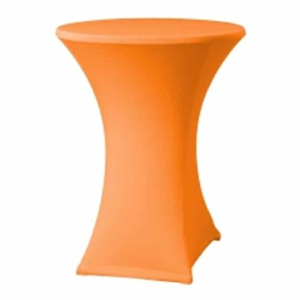 Stafelrok stretch oranje