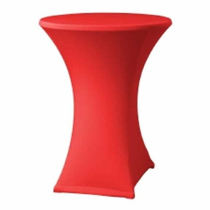 Stafelrok stretch rood