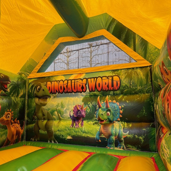 springkussen dinosaurs world