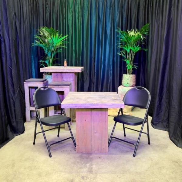 Steigerhout tafel 80x80