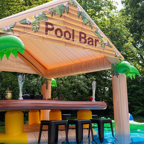 poolbar huren opblaasbare poolbar op locatie