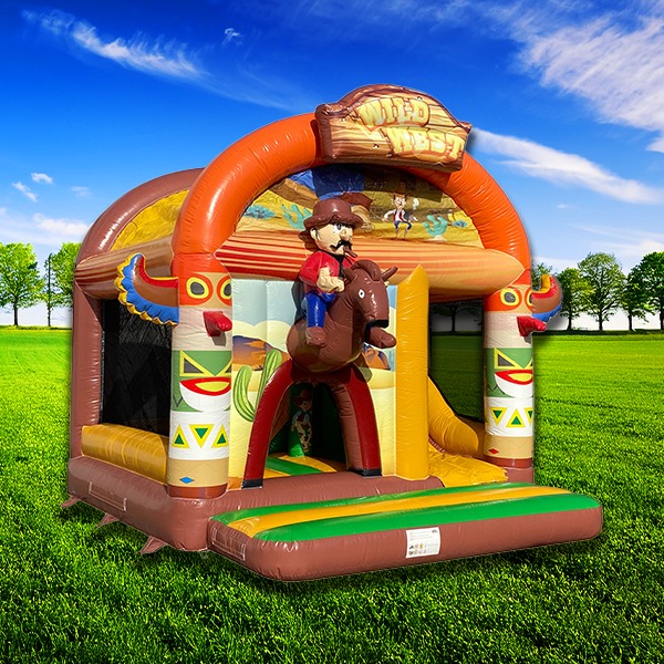 western springkussen cowboy