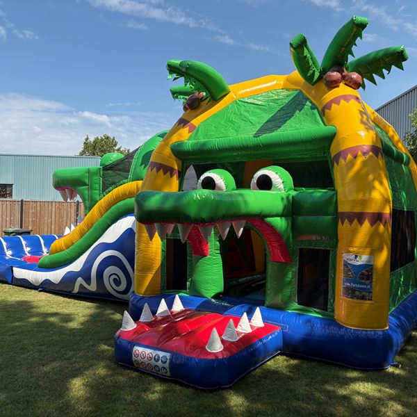 groot springkussen multiplay met krokodil