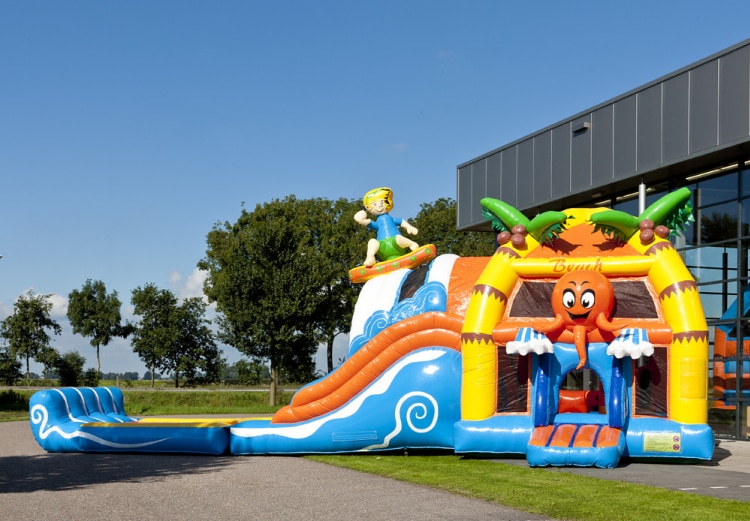 beach slide springkussen