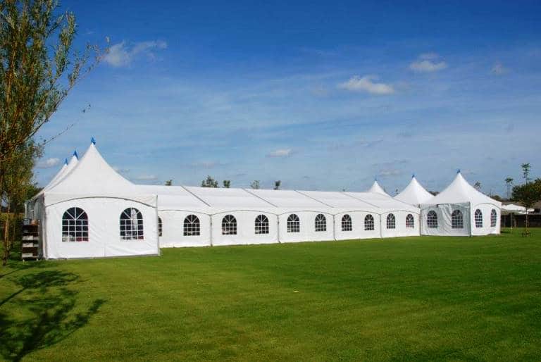 luxe aluminium tent huren