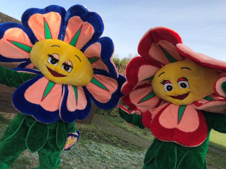 bloemetjes kostuum huren