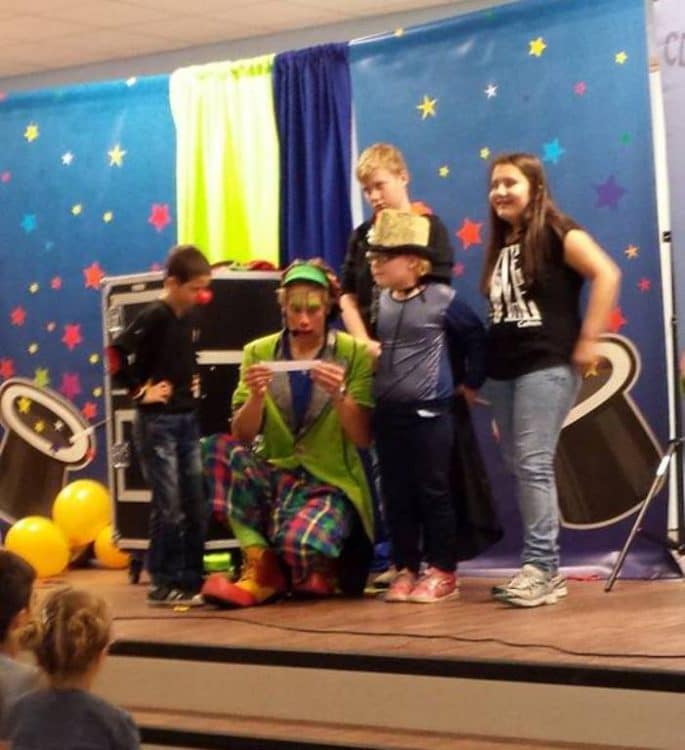 kindershow met geheime kist